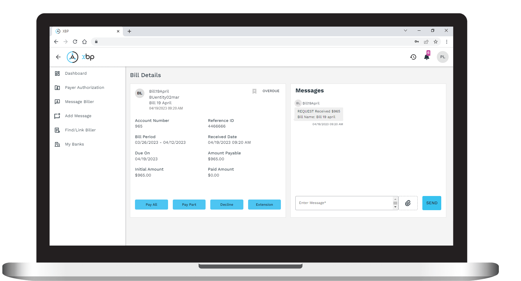 xbp enterprise | bill details | xbpeurope.com