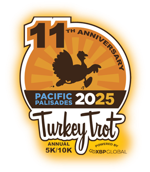 Turkey Trot 11th Anniversary 2025 Badge